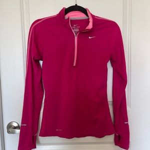 Womens Nike DriFit ¼ Zip Pullover